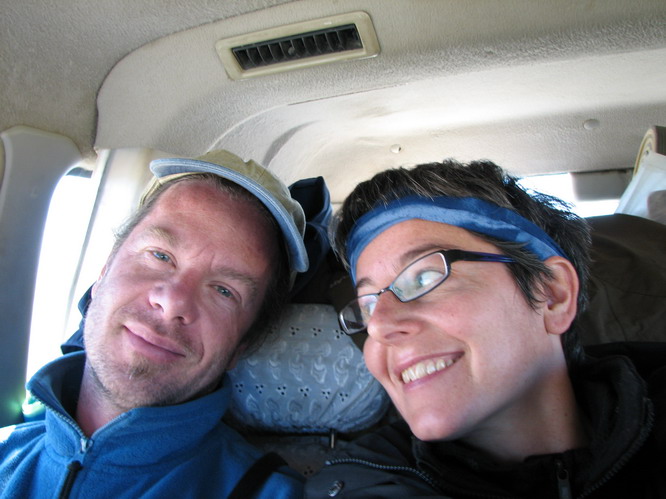 Ray and Linda enjoying the ride. Zhongba, Tibet.